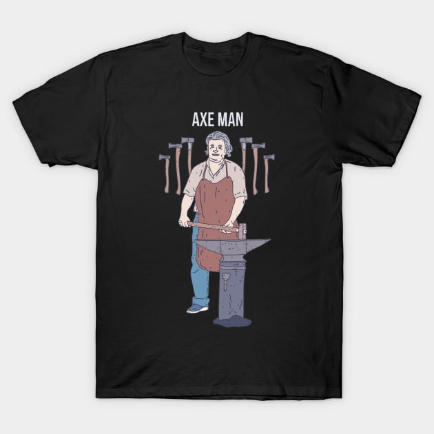 Blacksmith - Lumberjack - Axe Throwing T-Shirt by DeWinnes